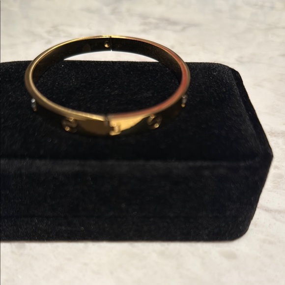 Gold Bracelet with Diamond Accents - Picture 3 of 5